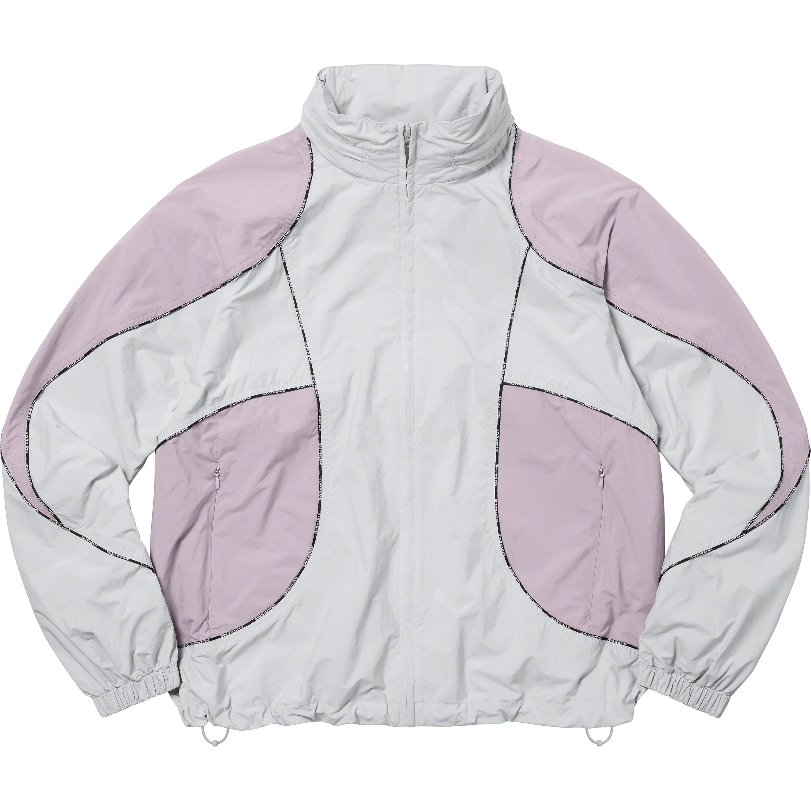 Logo Piping Hooded Track Jacket view 17
